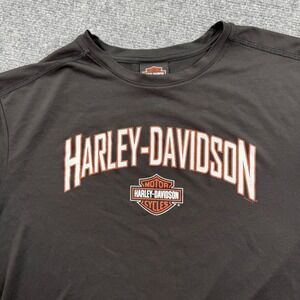 Harley Davidson Shirt Large Black Short Sleeve Graphic Waco Texas Adam Smith Men
